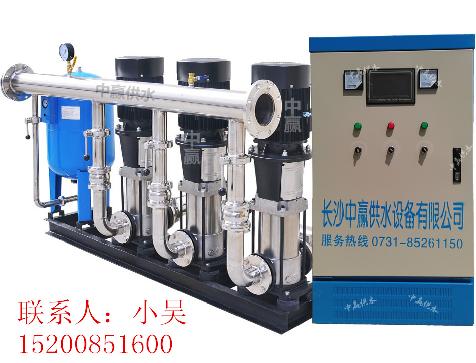 變頻恒壓供水設備哪家好？中贏供水機器人焊接代替人大勢所趨